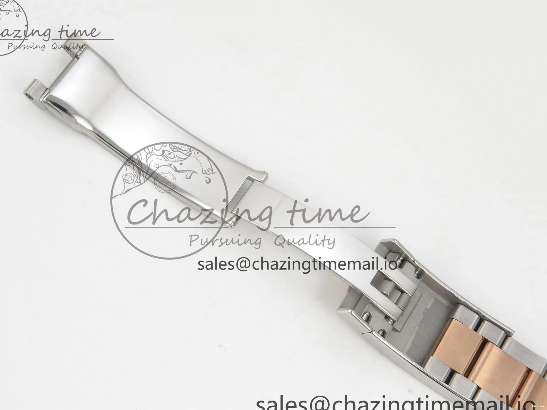 MiroTime 0407 DateJust 36 SS RG ARF 1:1 Best Edition 904L Steel Gray Dial Green Roman on Oyster Bracelet SH Affordable 73